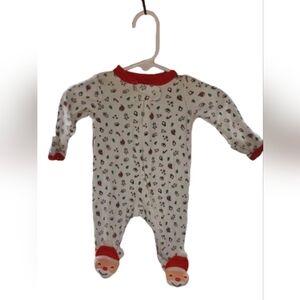 Carter's Christmas footsie NB